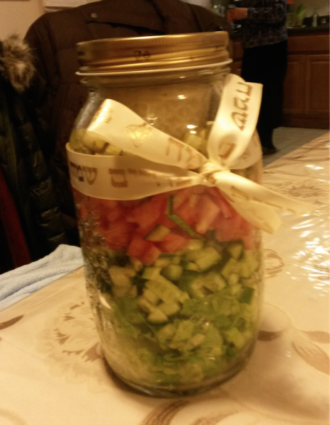 Fresh Salad in a Jar