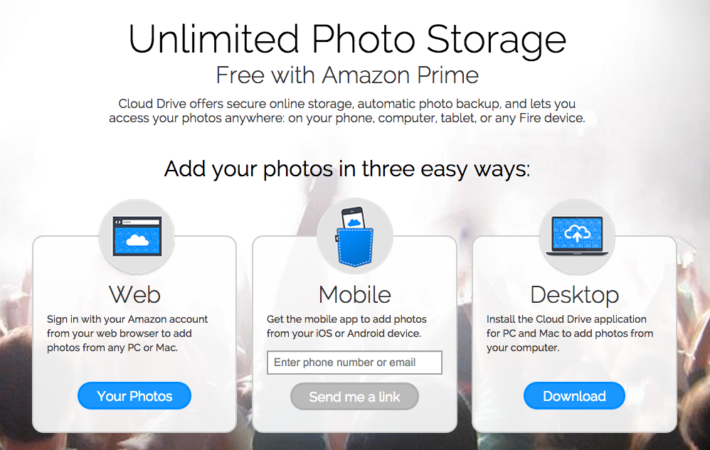 Amazon Cloud Photo Storage
