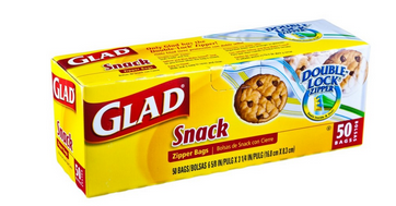 Free Glad Snack or Sandwich bags