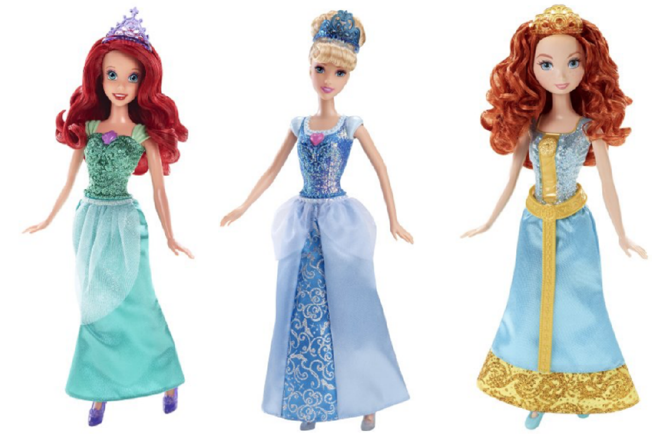 disney princess sparkle doll collection