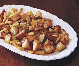 Roasted Apples and Parsnips