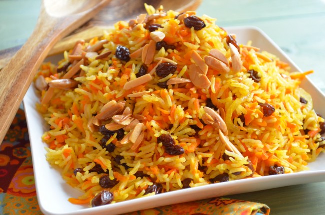 Sweet Basmati Rice for Rosh Hashana