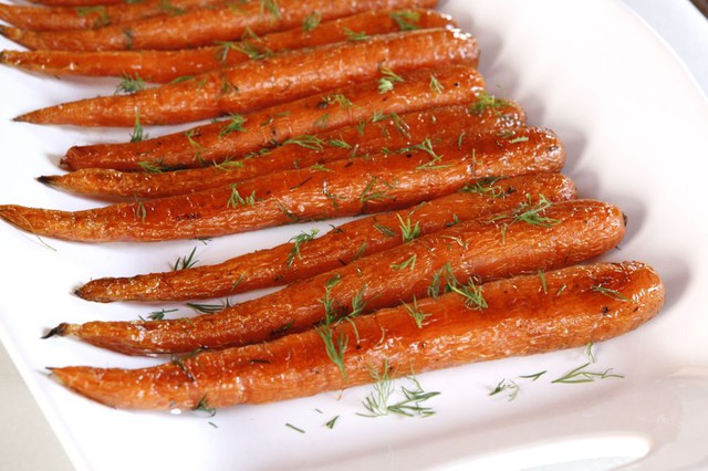 roasted carrots with dill