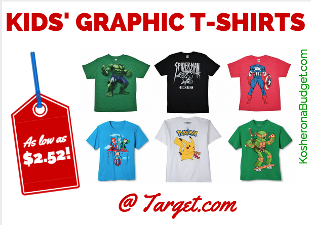 Kids Graphic T's at Target.com for as low as $2.52