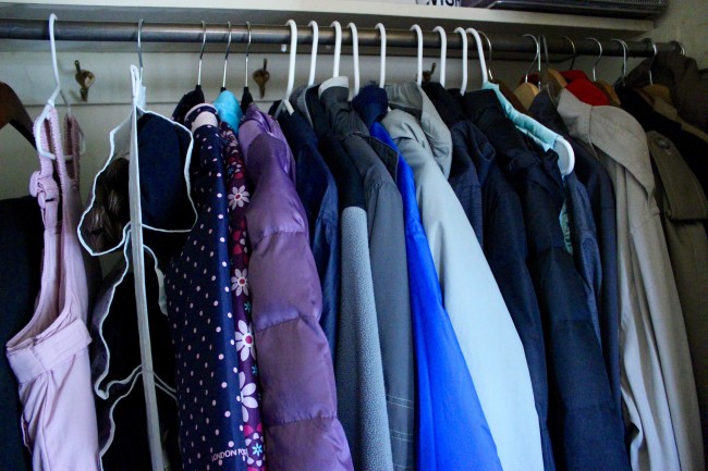 Decluttering Coat Closet