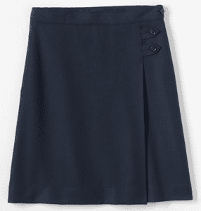 Blue Below the Knee Skirt