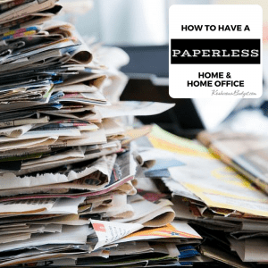 How to Have a Paperless Home & Home Office
