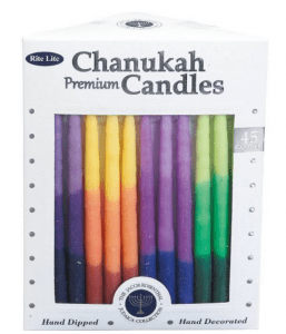 Hand Dipped Chanukah Candles