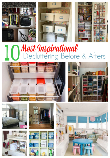 10 Most Inspirational Decluttering Before & Afters