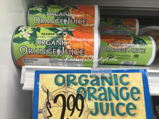 Trader Joe's Orange Juice Concentrate
