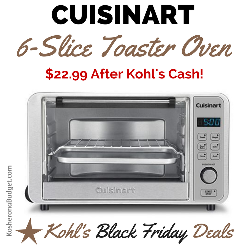 Cuisinart Toaster Oven Kohl's Black Friday Deals