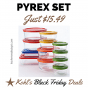 Pyrex Set Kohl's Black Friday Deal