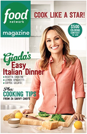 magazine food network subscription magazines amazon cooking subscriptions gift deal rare