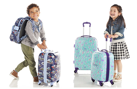 pottery barn childrens luggage