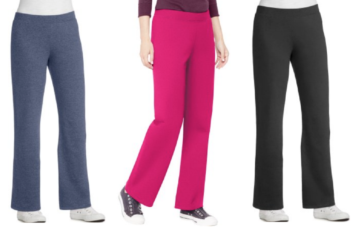 Walmart.com | Hanes Women's Essential Fleece Sweatpants $3