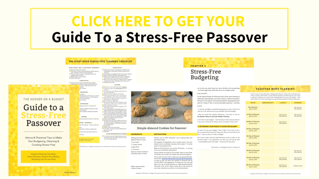 Guide to Stress-Free Passover