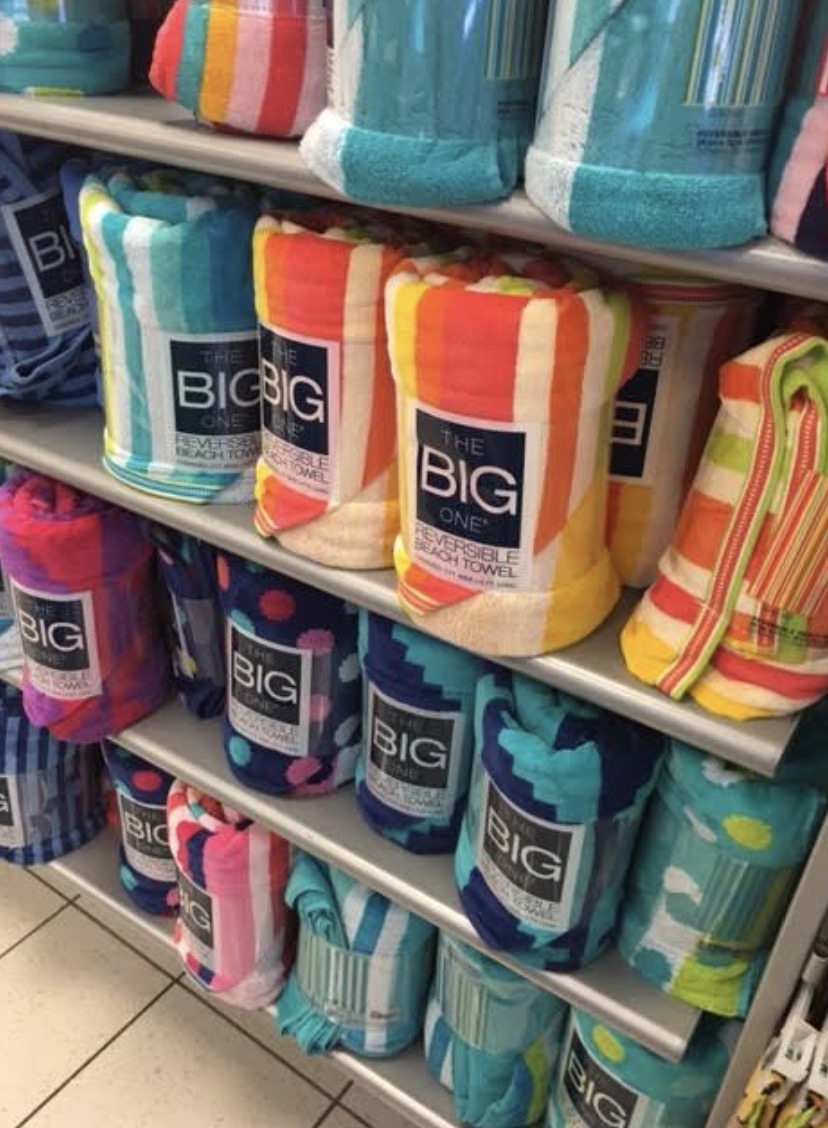 New The Big One® Big Dot Beach Towel     Aqua 