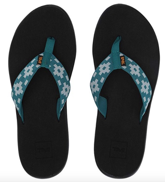 ladies teva flip flops