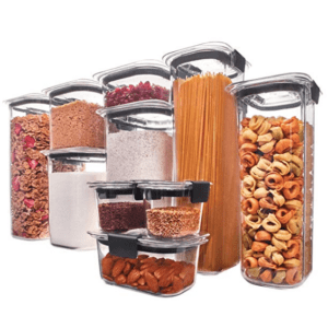 Rubbermaid Brilliance Pantry Airtight Food Storage Containers Set