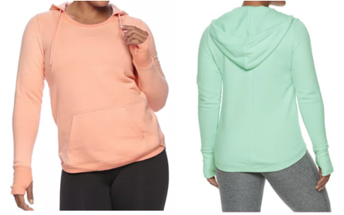 Kohl's  Women's Tek Gear Fleece Sweatshirt as low as $9.19 (Reg. $20)