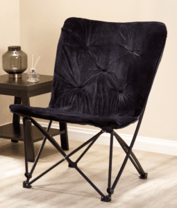 Walmart Mainstays Memory Foam Folding Butterfly Lounge Chair