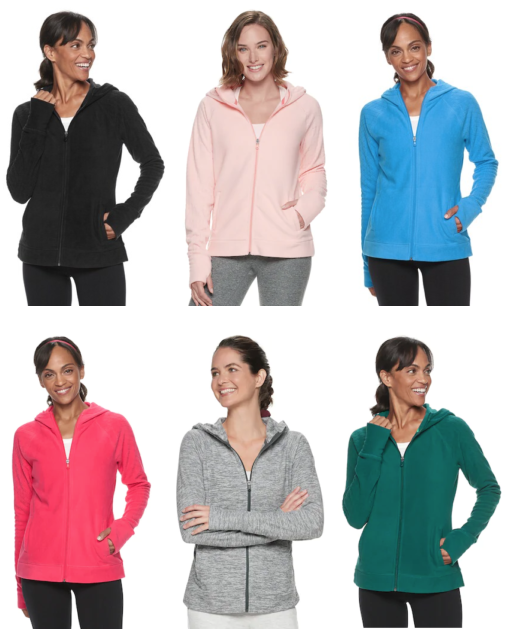 Kohl's | Women's Tek Gear Micro Fleece Jacket $8.49 (Reg. $32)