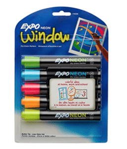 neon dry erase markers
