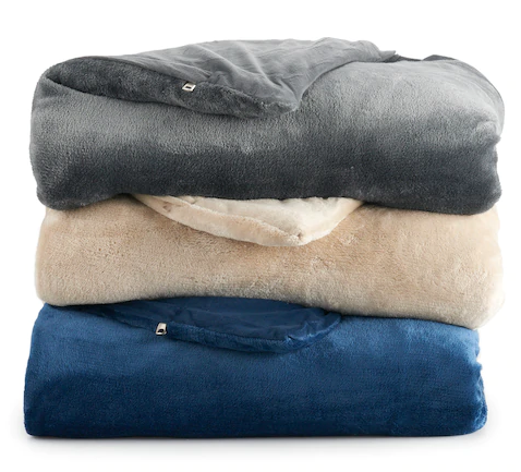 Kohl's | Brookstone Calming Weighted Throw Blanket $65 or $53 with Kohl