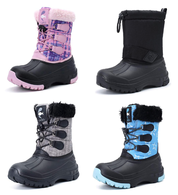 Waterproof Kids Snow Boots - Under $12