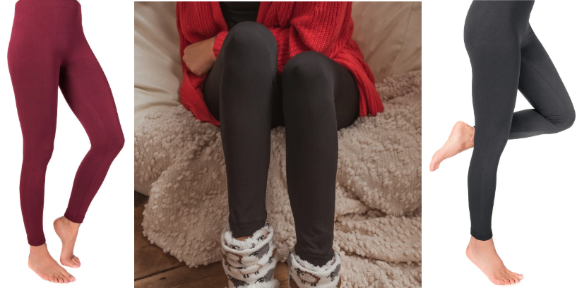 Jane  50% off Muk Luks Women's Fleece-Lined Leggings for $9.99 +