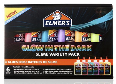 Walmart  Elmer's Glow in the Dark Glue Variety Pack - $9.99 (Reg. $30)