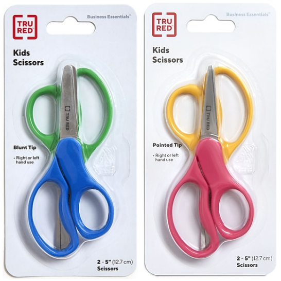 Staples  Kids Scissors 2-Pack - $.99 plus FREE Shipping!