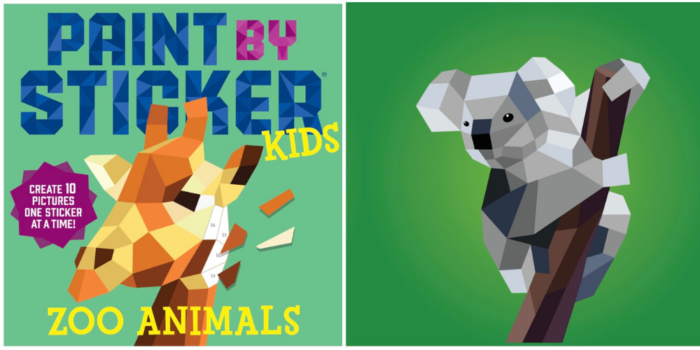 Amazon Paint By Sticker Kids Book (Zoom Animals) Just 3.76 (Reg. 9.95)