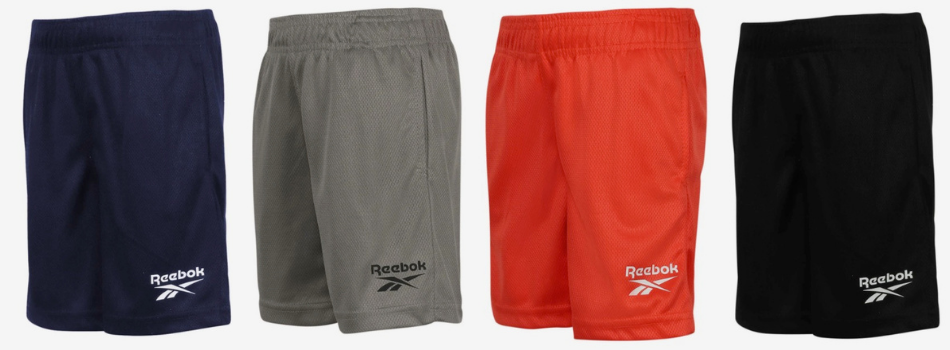 Boys' Reebok Mesh Shorts Just $8/Pair + FREE Shipping (when you buy 3)