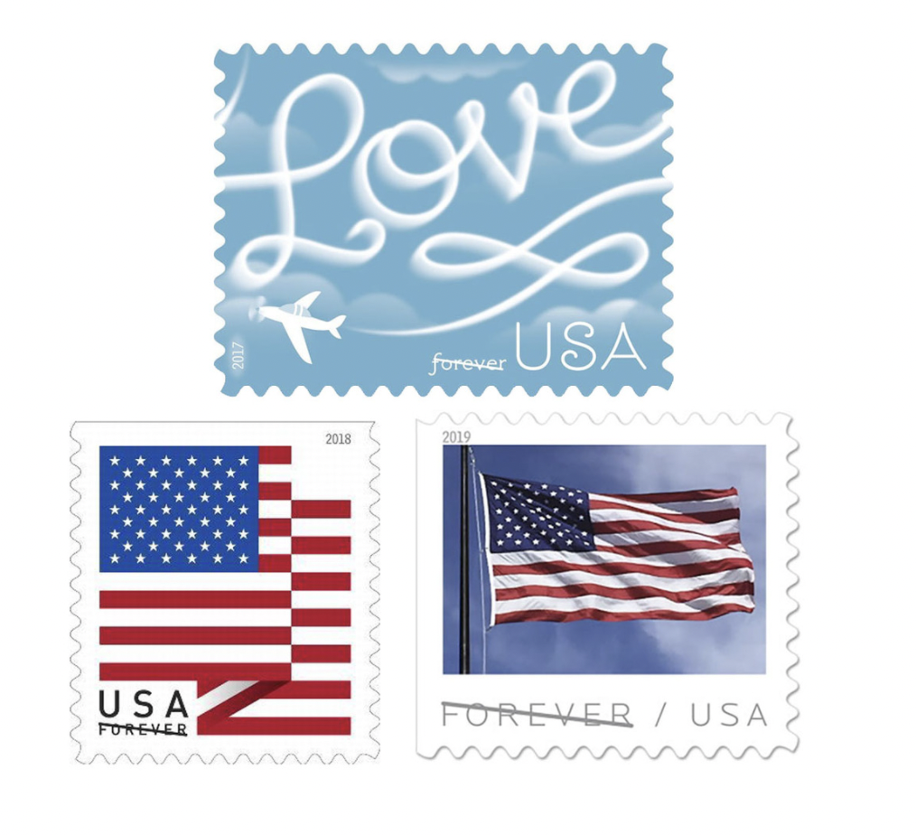 USPS Postage Stamps (100-Pack) only $44.99 with FREE Shipping = 45¢ per  Stamp!