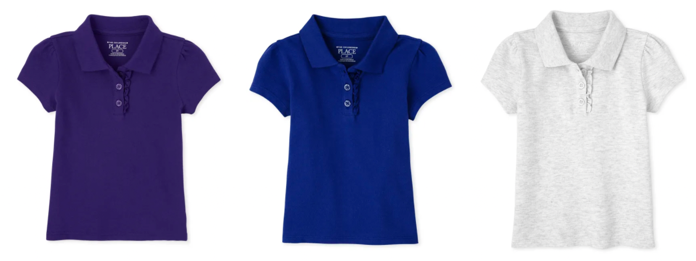 The Children's Place | Uniform Polos Only $5 Each When You Buy 3 (Reg ...