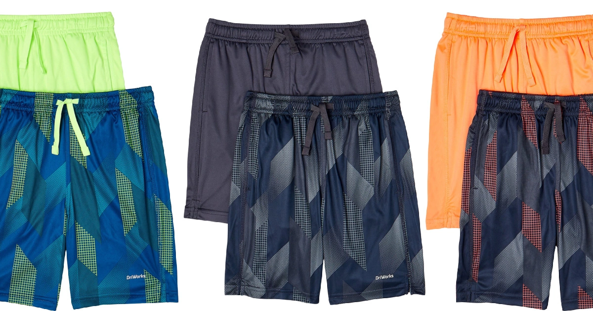 Walmart | Boys' 2-Pack of Athletic Shorts (Inc Husky Sizes) Just $7.48 ...