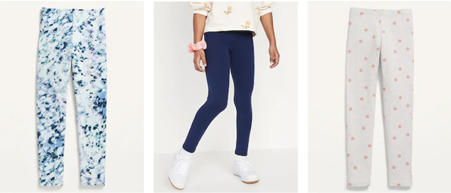 Old Navy: $5 Leggings for Women and Girls In-Store Today Only (Reg