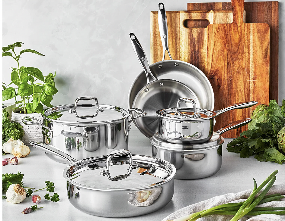 This 7-piece All-Clad cookware set is on sale for $350