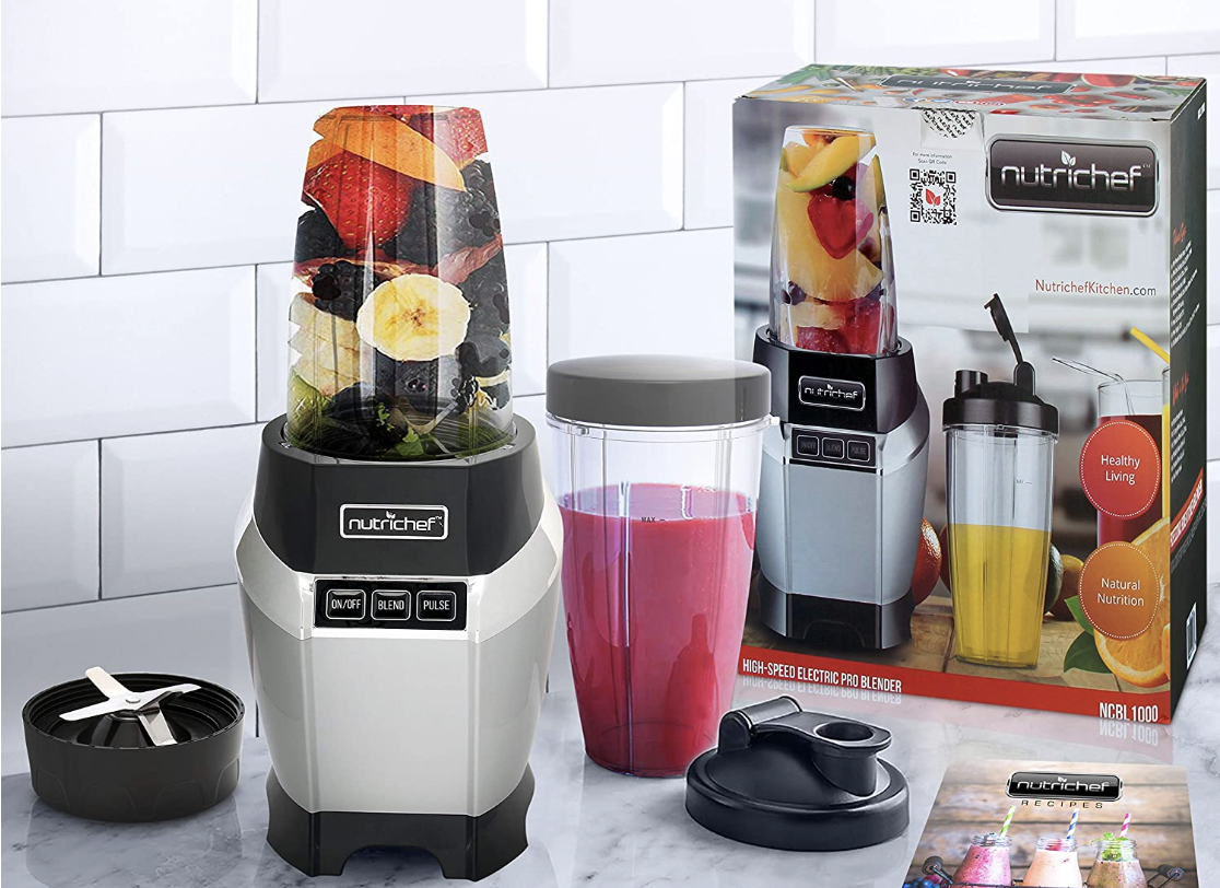 Nutrichef Personal Blender Only $42.99 (Perfect for Smoothies)