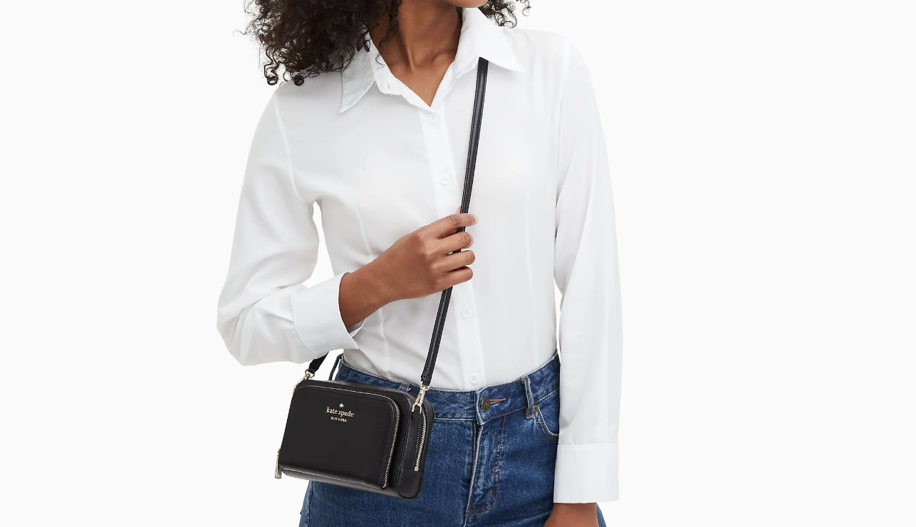 Kate Spade Staci Dual Zip Around Crossbody Bag Only $59, Reg. $259 *Today  Only*